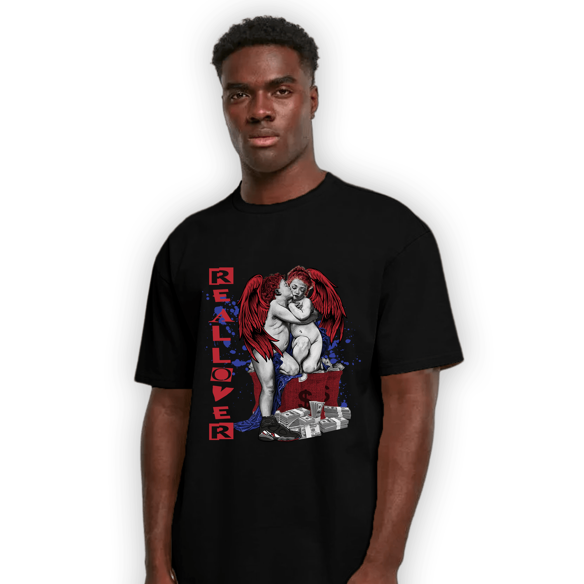 Playoffs 8s T Shirt Match Real Lover Angel - NastyJamz