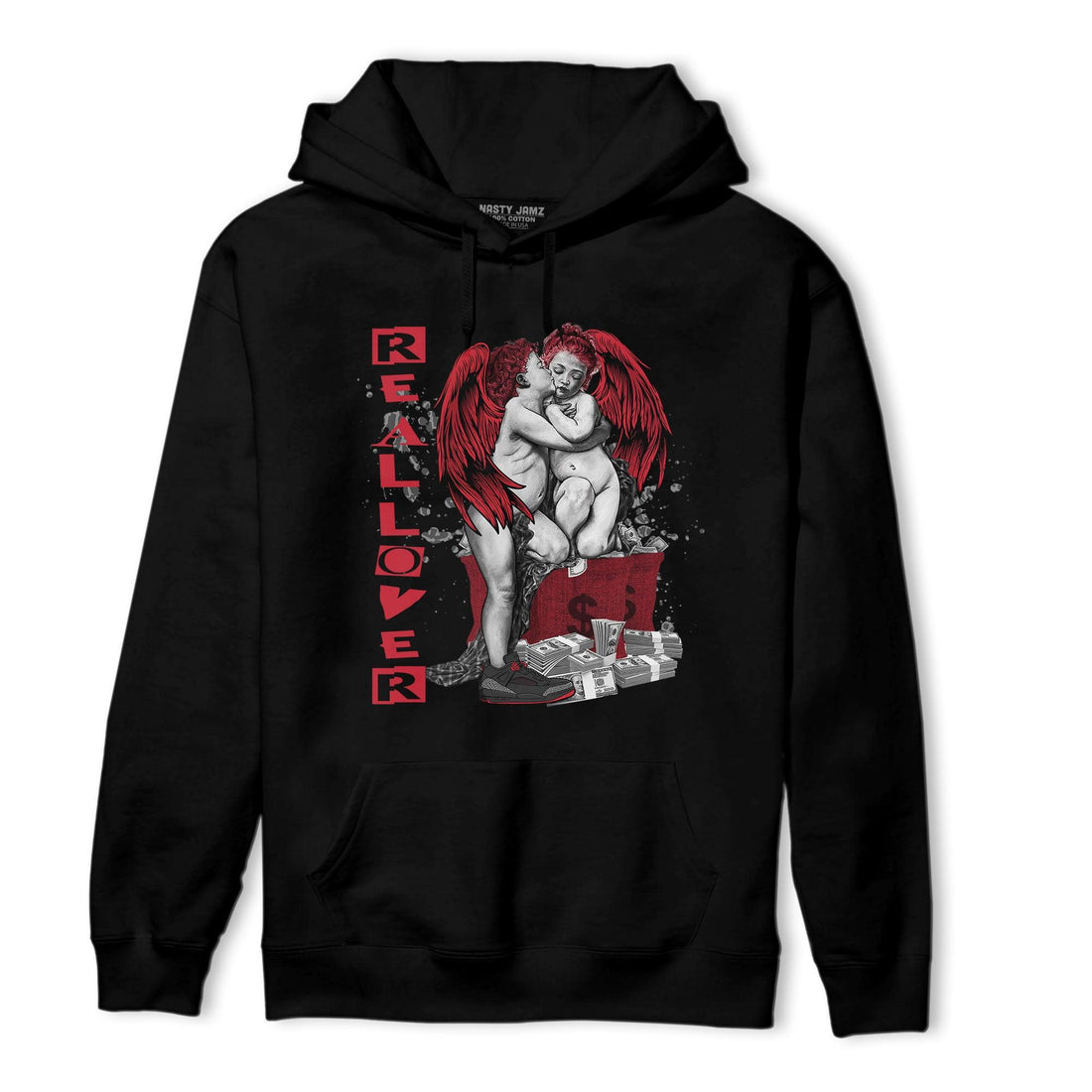 Spizike Low Bred Hoodie Match Real Lover Angel - NastyJamz