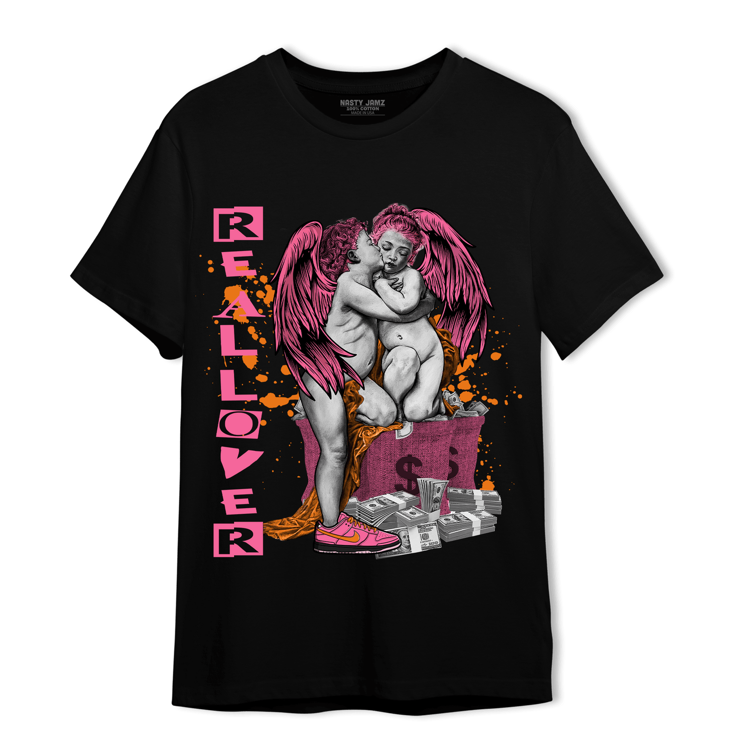 SB Dunk Blossom T Shirt Match Real Lover Angel - NastyJamz