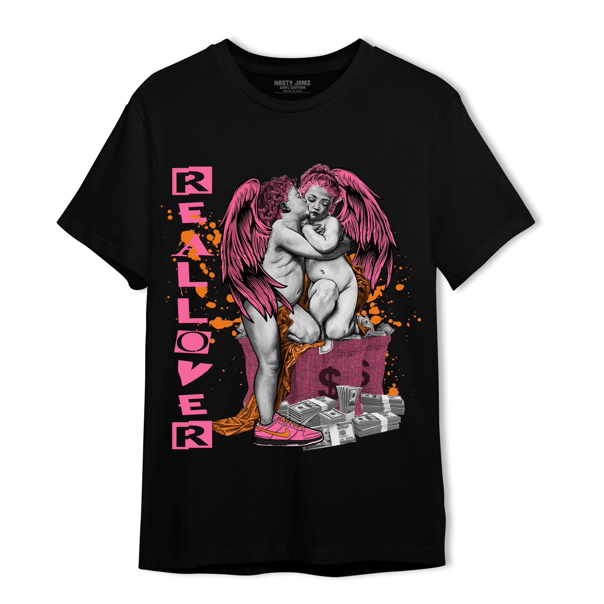 SB Dunk Blossom T Shirt Match Real Lover Angel - NastyJamz