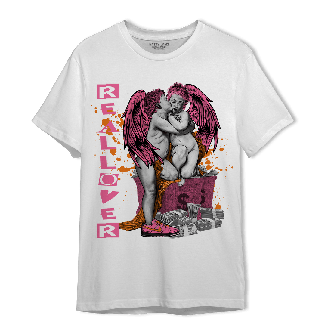 SB Dunk Blossom T Shirt Match Real Lover Angel - NastyJamz