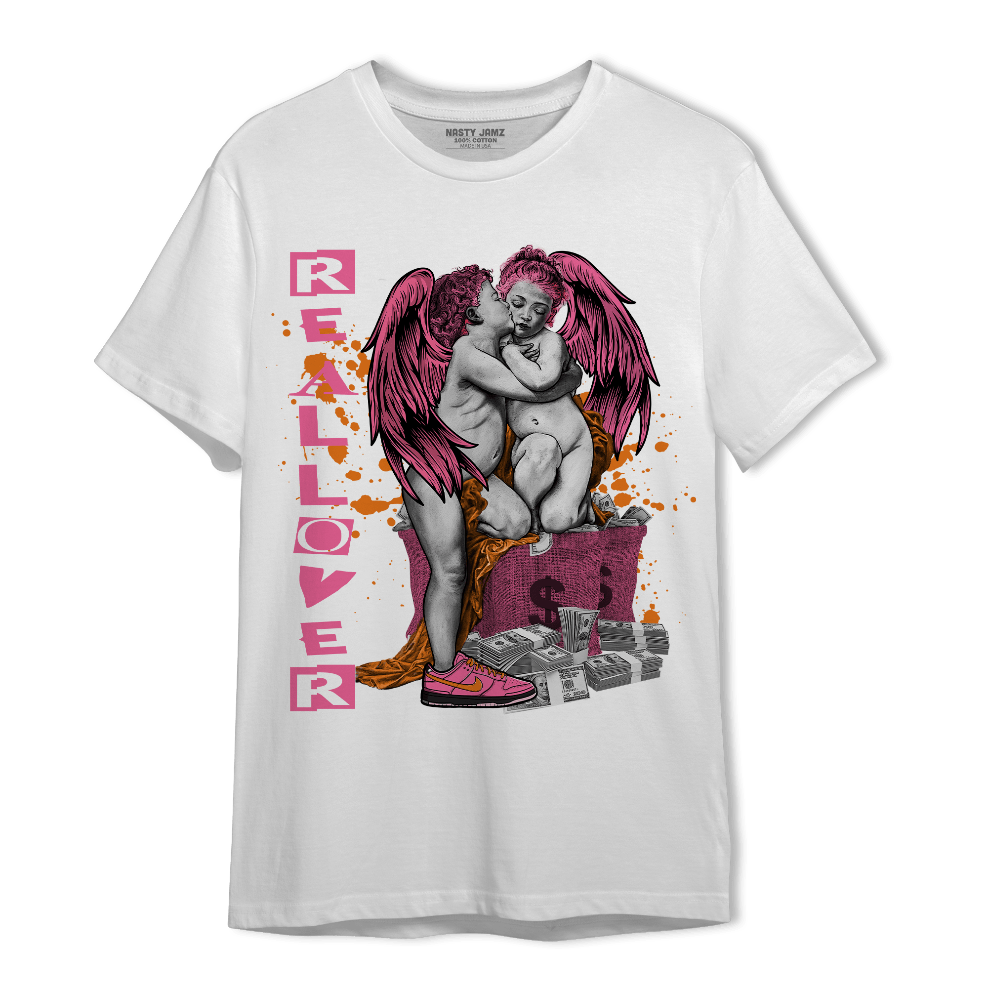 SB Dunk Blossom T Shirt Match Real Lover Angel - NastyJamz