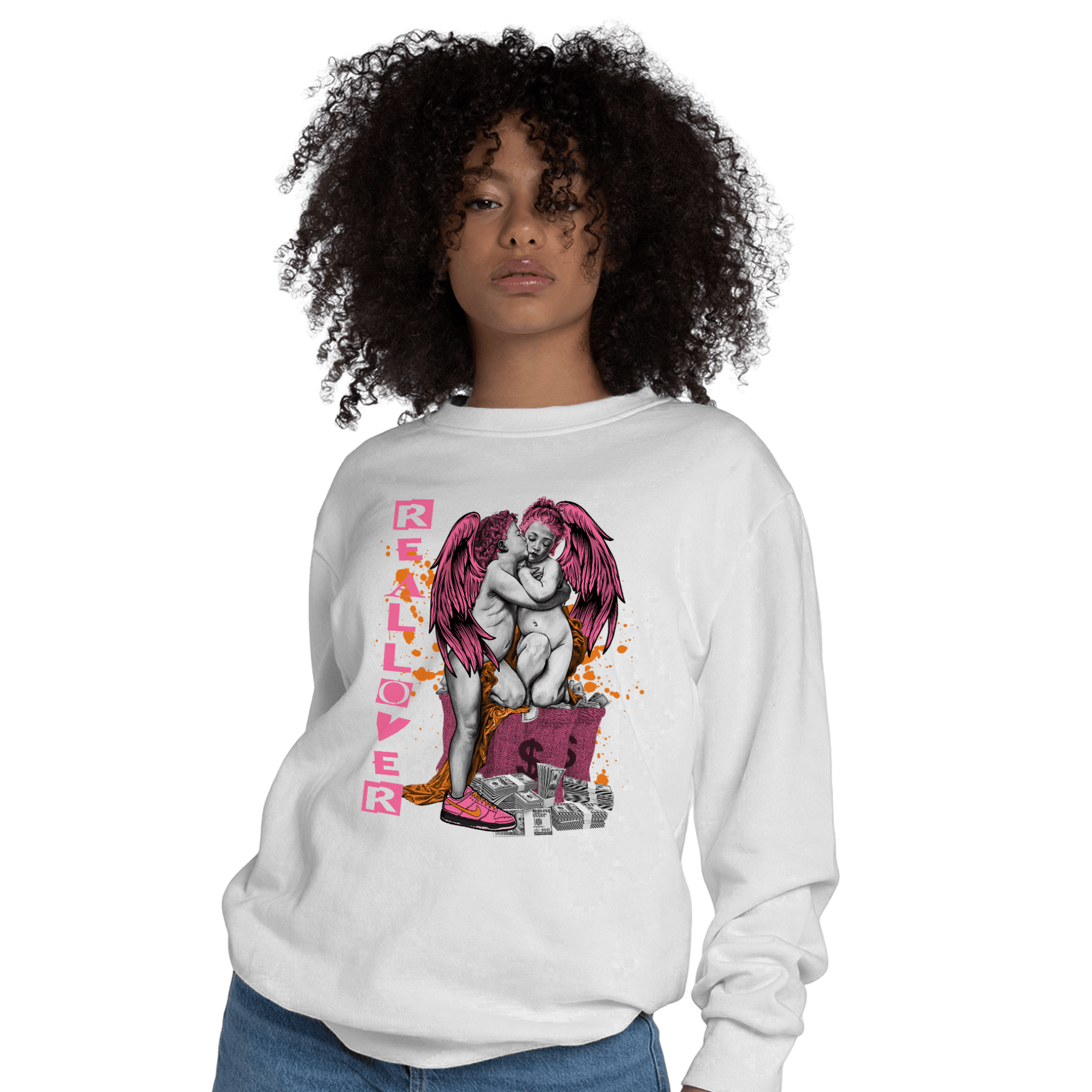 SB Dunk Blossom Sweatshirt Match Real Lover Angel - NastyJamz