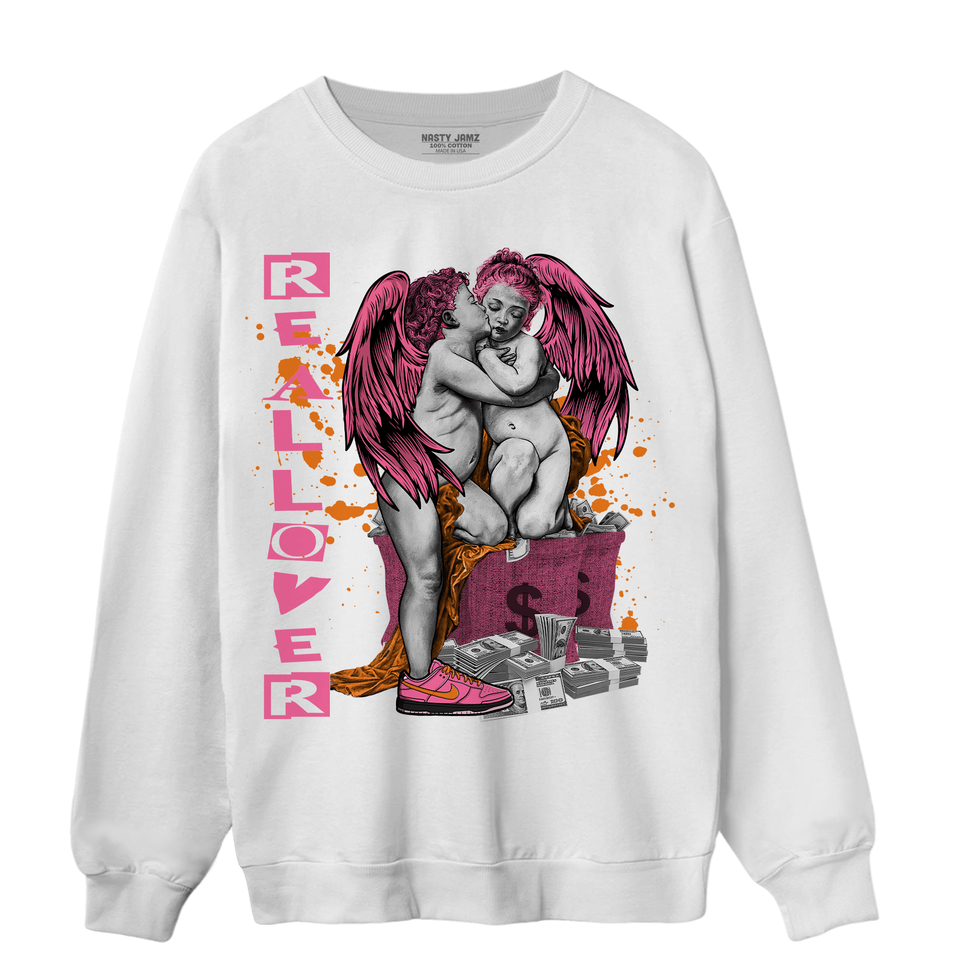 SB Dunk Blossom Sweatshirt Match Real Lover Angel - NastyJamz