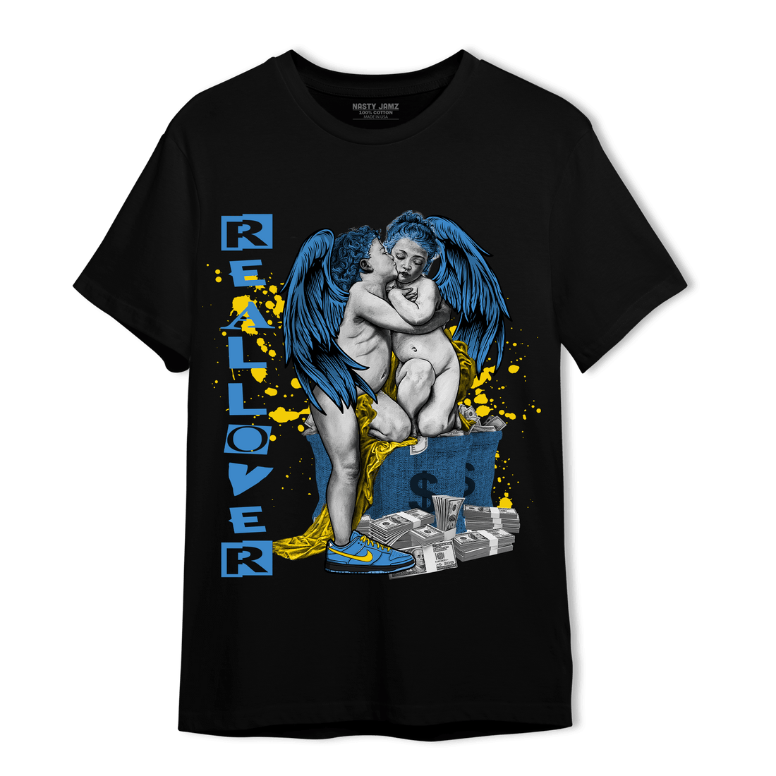 SB Dunk Bubbles T Shirt Match Real Lover Angel - NastyJamz