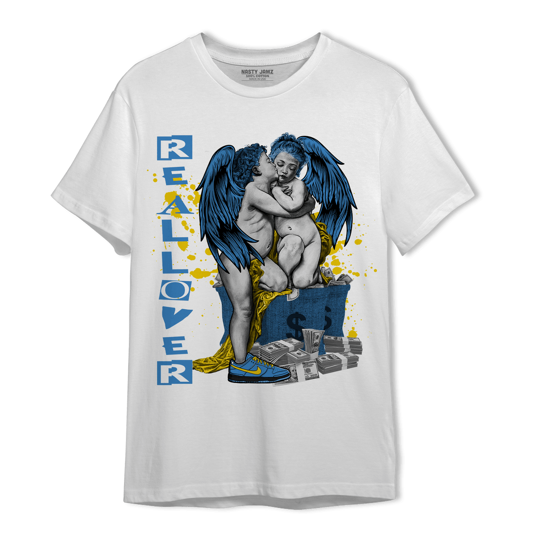 SB Dunk Bubbles T Shirt Match Real Lover Angel - NastyJamz