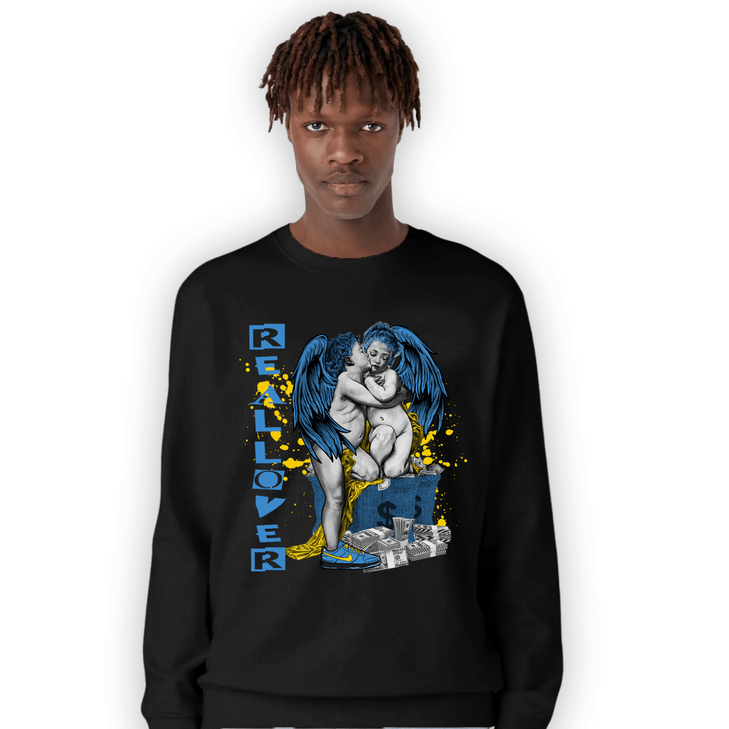 SB Dunk Bubbles Sweatshirt Match Real Lover Angel - NastyJamz