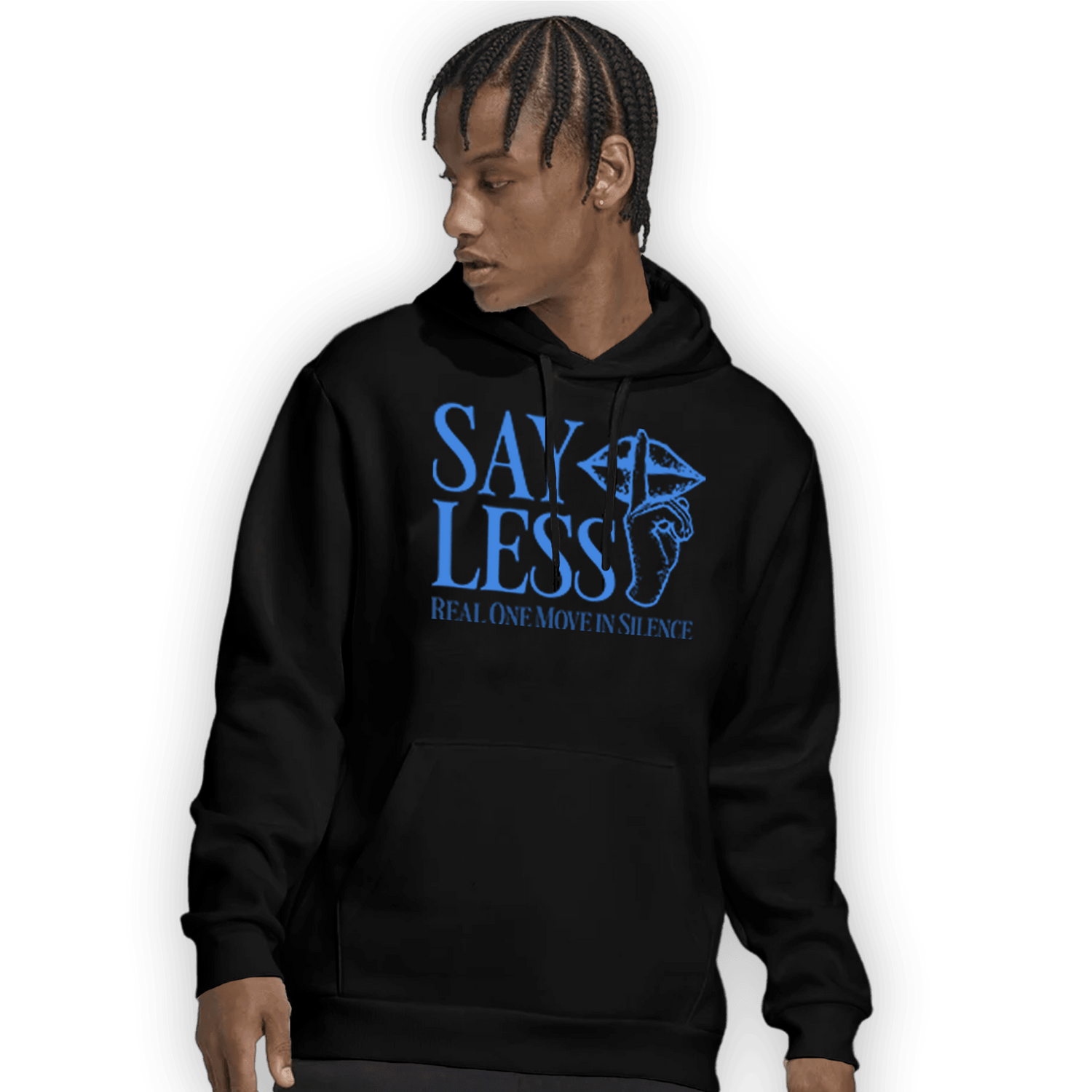 University Blue Toe 1s Hoodie Match Say Less - NastyJamz