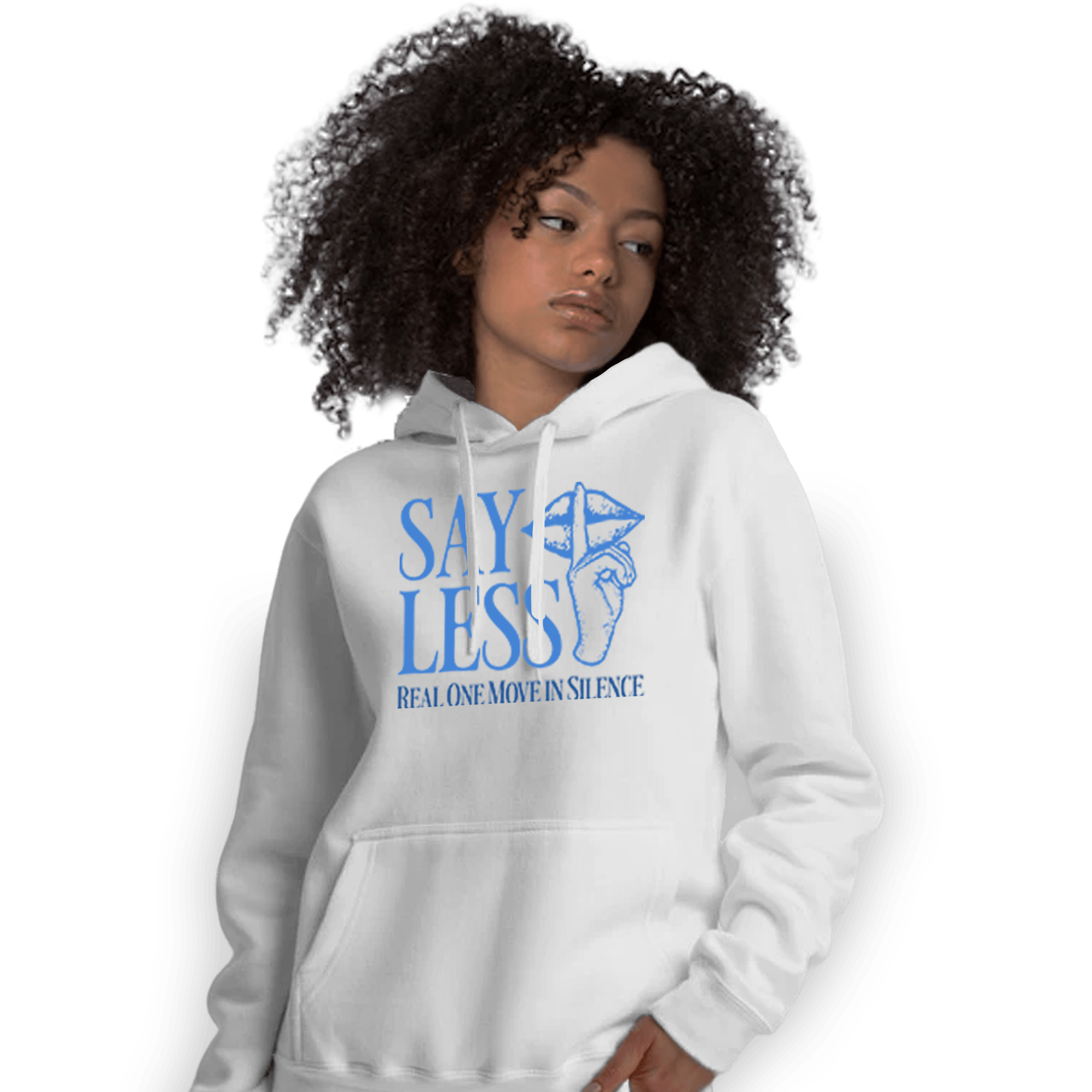 University Blue Toe 1s Hoodie Match Say Less - NastyJamz