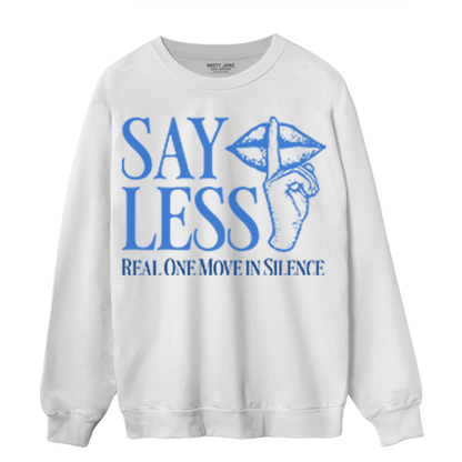 University Blue Toe 1s Sweatshirt Match Say Less - NastyJamz