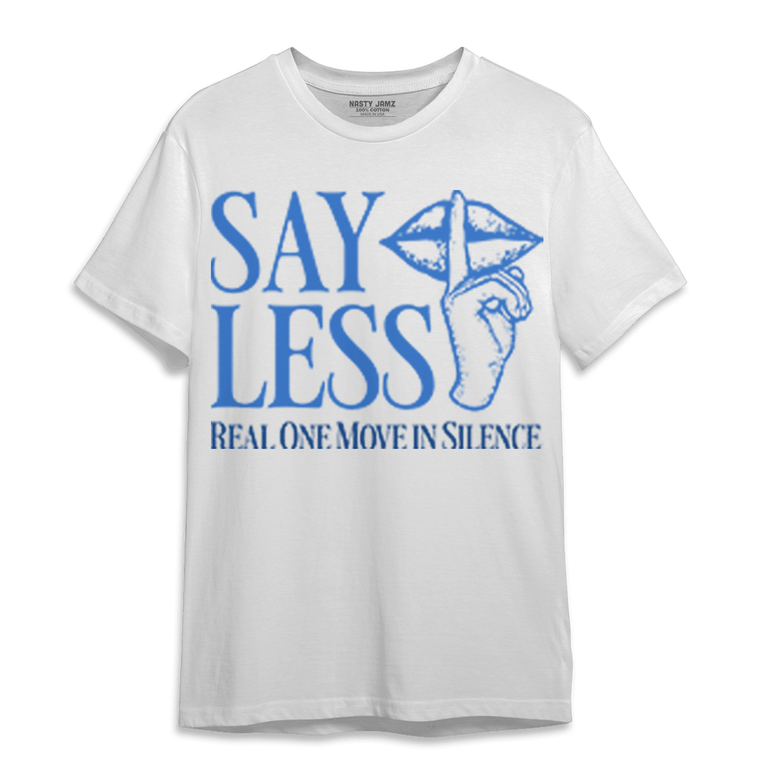 University Blue Toe 1s T Shirt Match Say Less - NastyJamz