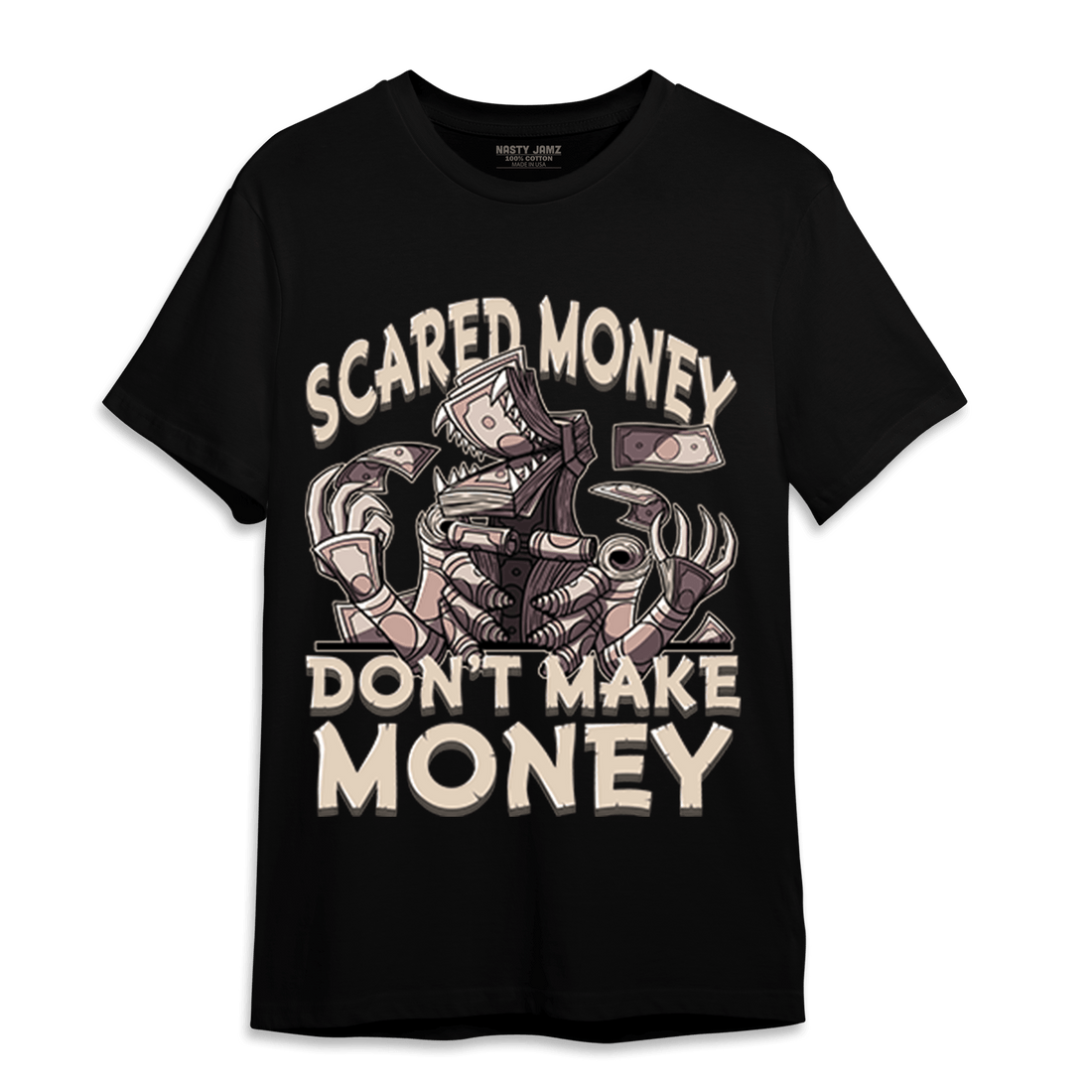 Dunk Low Twist Sanddrift T Shirt Match Scared Moneyy - NastyJamz