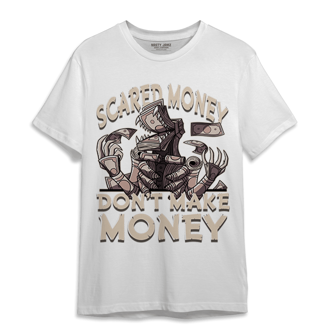 Dunk Low Twist Sanddrift T Shirt Match Scared Moneyy - NastyJamz