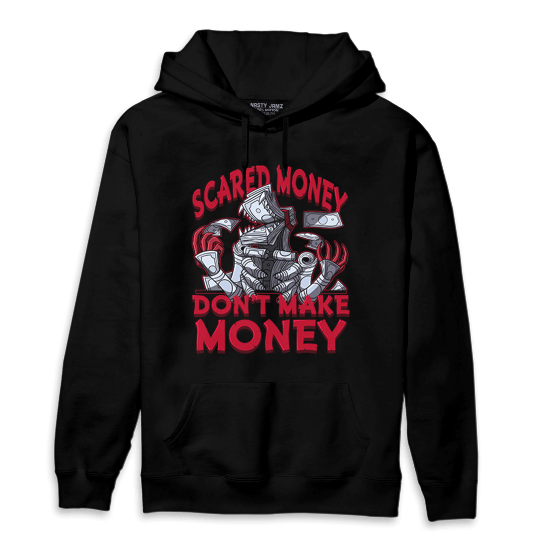 Cherry 11s Hoodie Match Scared Moneyy - NastyJamz