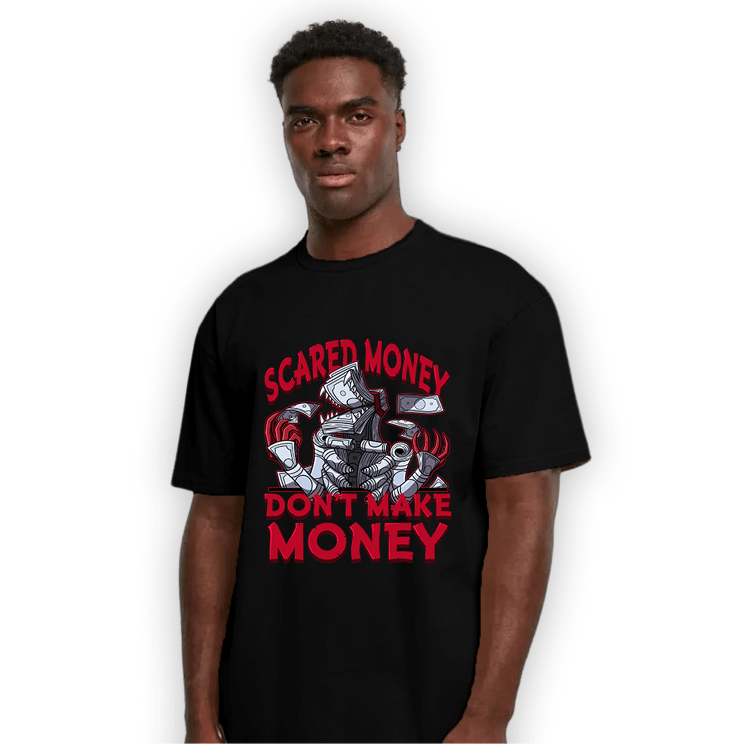 Cherry 11s T Shirt Match Scared Moneyy - NastyJamz