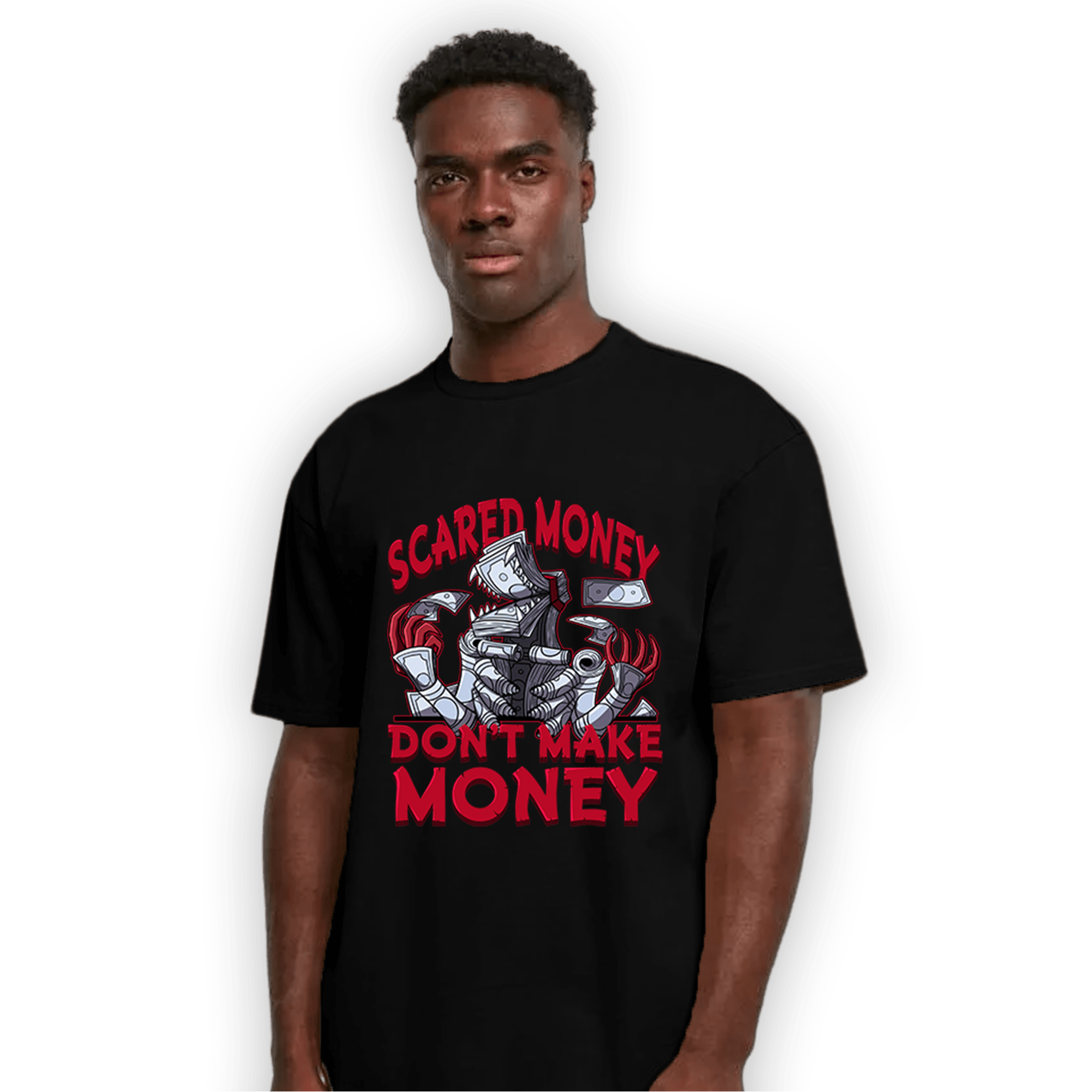 Cherry 11s T Shirt Match Scared Moneyy - NastyJamz