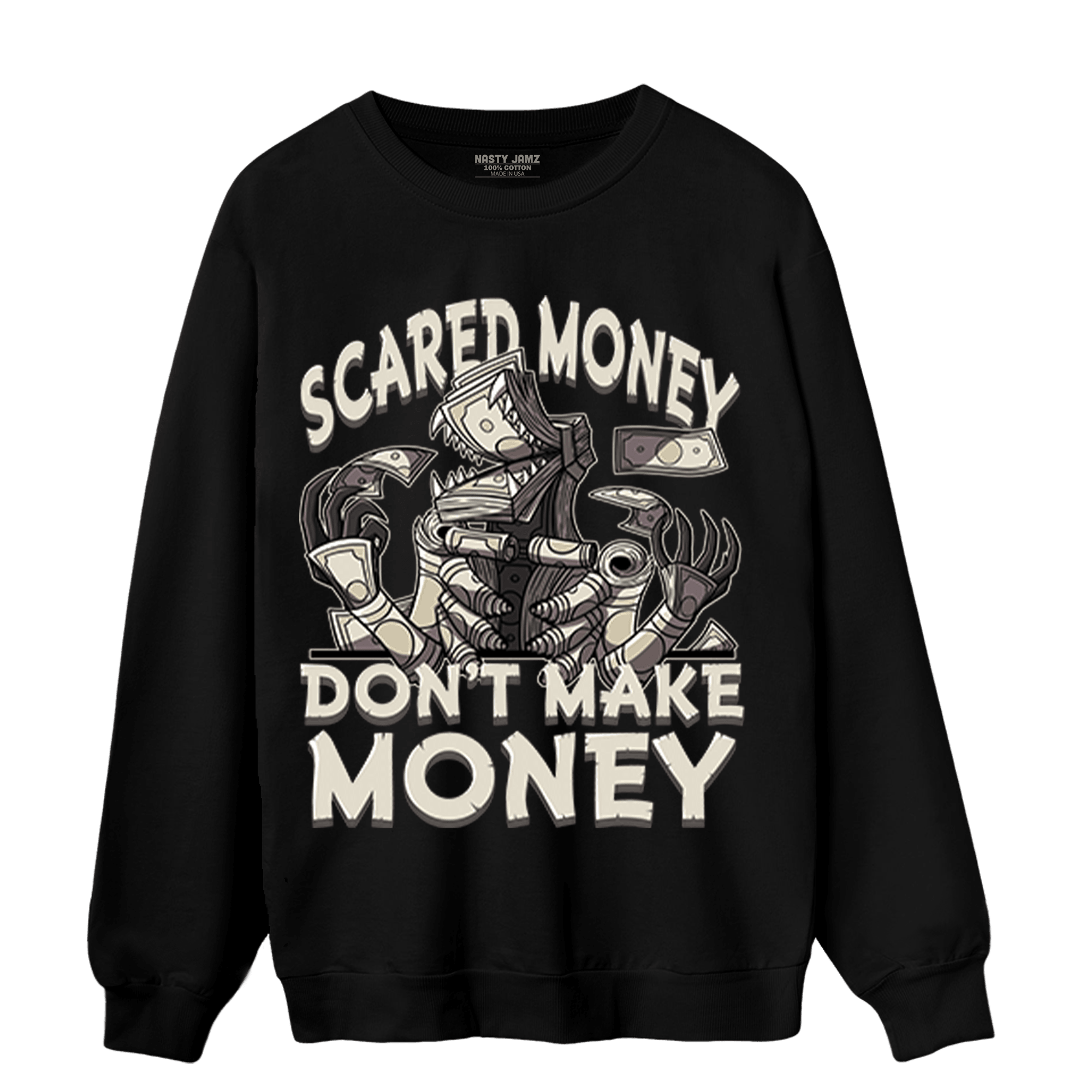 Gratitude 11s Sweatshirt Match Scared Moneyy - NastyJamz