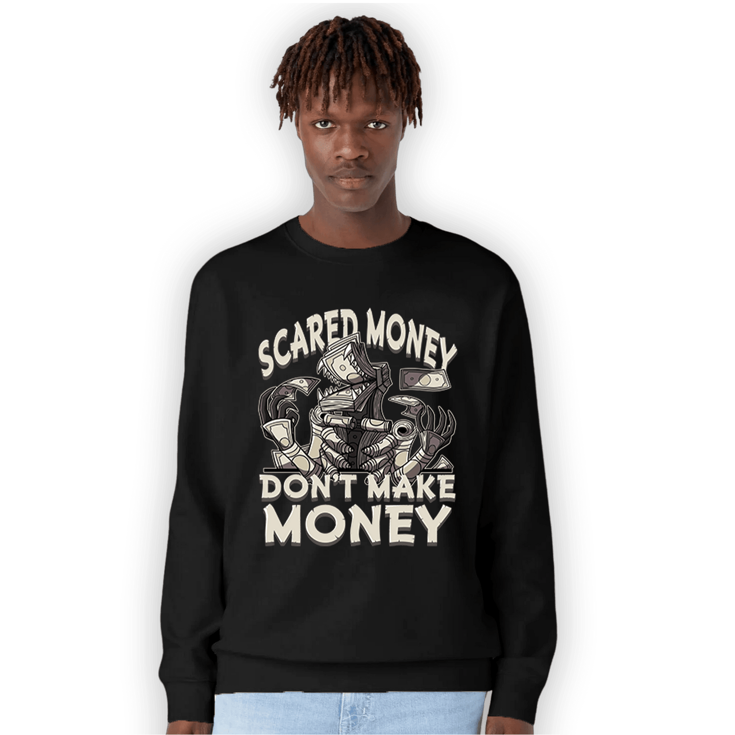 Gratitude 11s Sweatshirt Match Scared Moneyy - NastyJamz