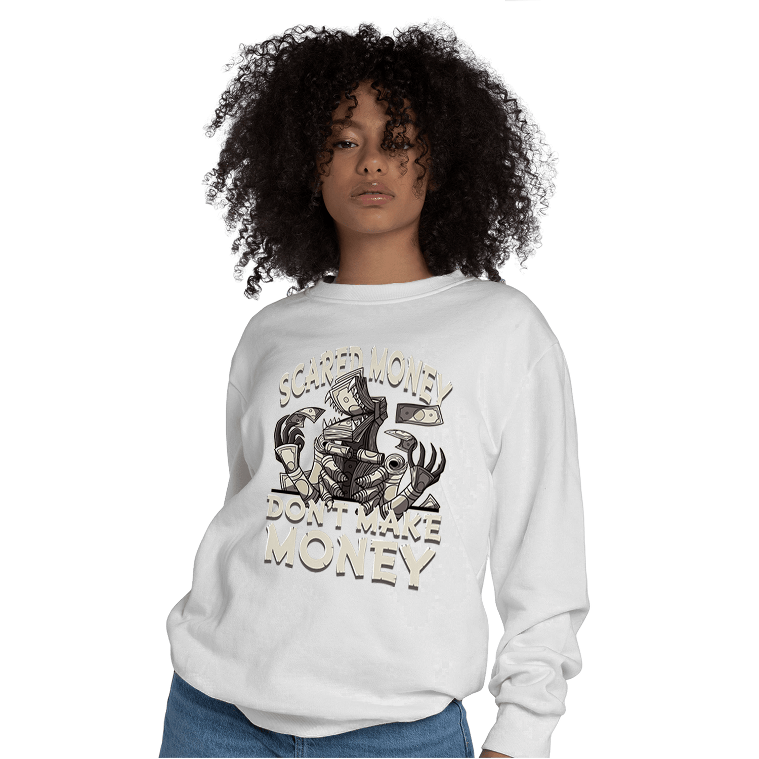 Gratitude 11s Sweatshirt Match Scared Moneyy - NastyJamz