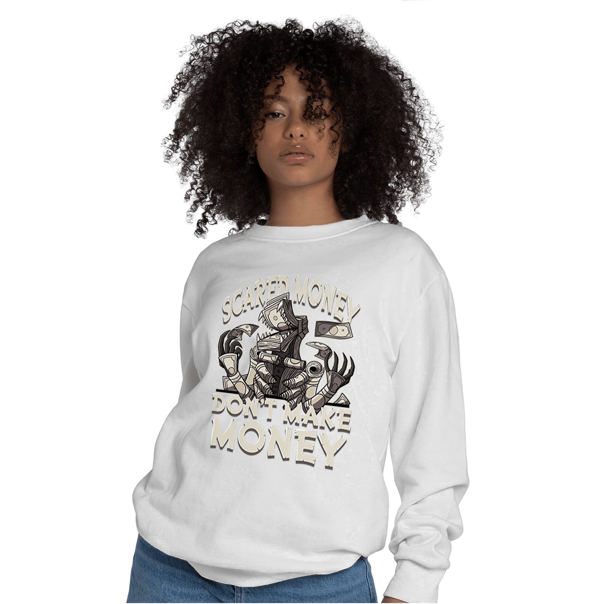 Gratitude 11s Sweatshirt Match Scared Moneyy - NastyJamz