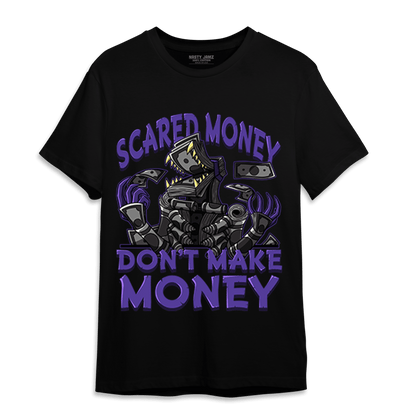 Field Purple 12s T Shirt Match Scared Moneyy - NastyJamz