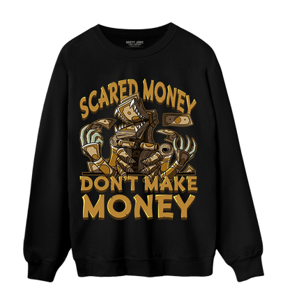 Wheat 13s Sweatshirt Match Scared Moneyy - NastyJamz