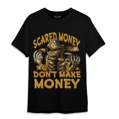 Wheat 13s T Shirt Match Scared Moneyy - NastyJamz
