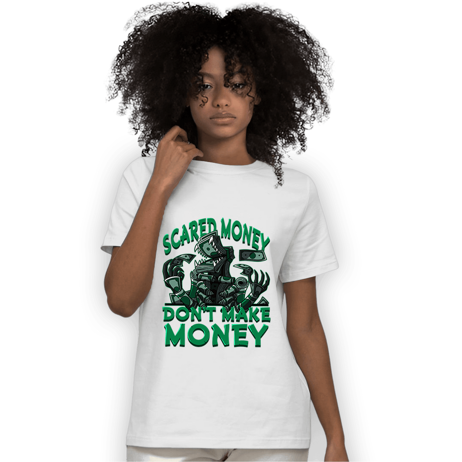 Celtic Lucky Green 1s T Shirt Match Scared Moneyy - NastyJamz