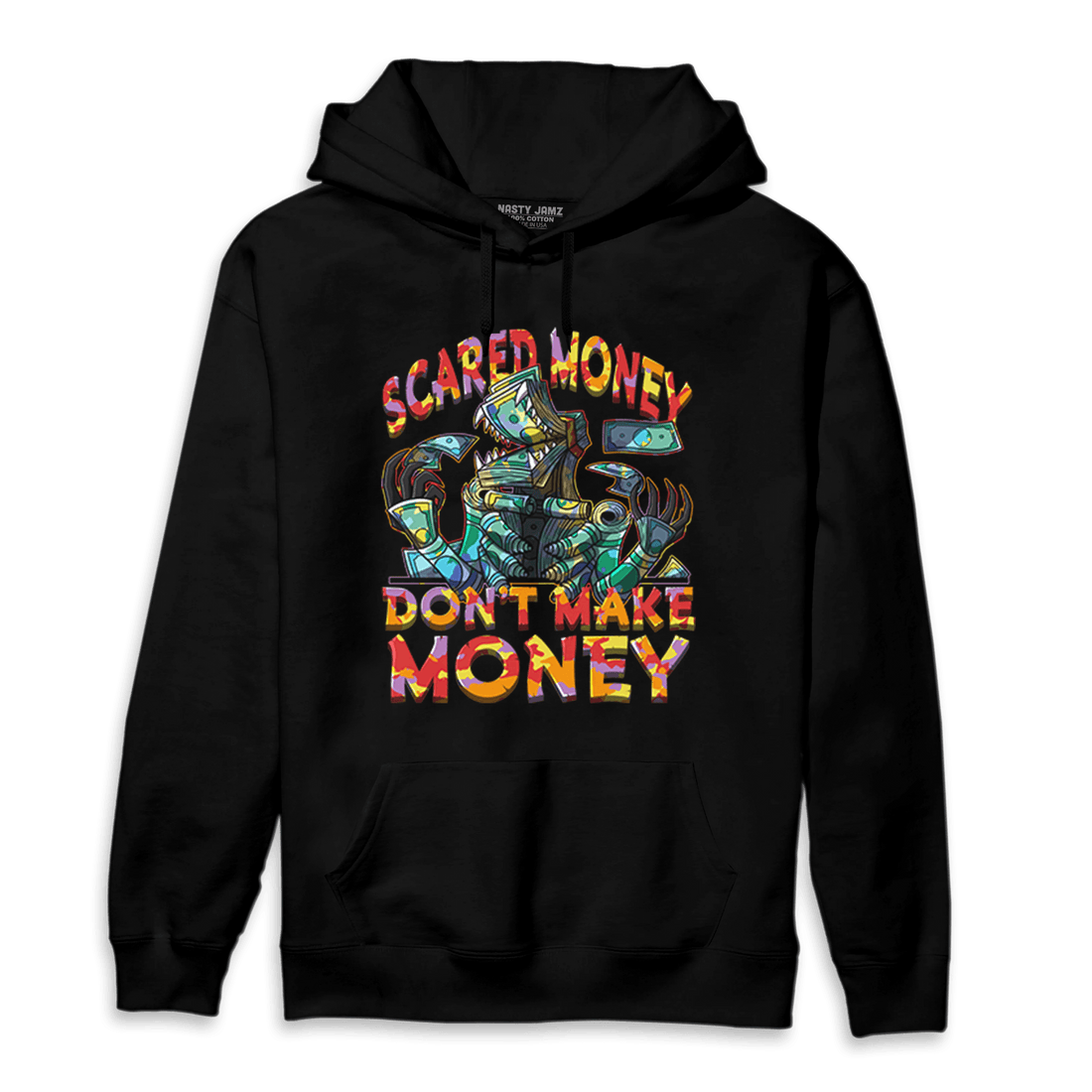 Mid GS Six Championships 1s Hoodie Match Scared Moneyy - NastyJamz