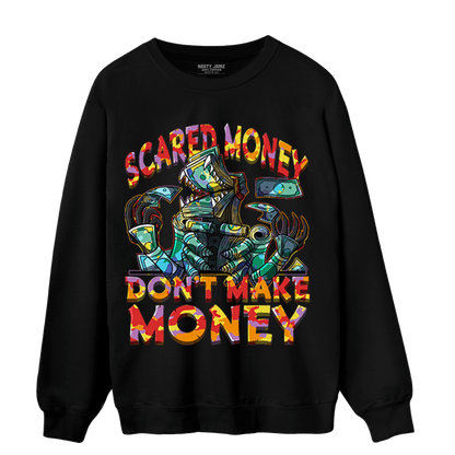 Mid GS Six Championships 1s Sweatshirt Match Scared Moneyy - NastyJamz