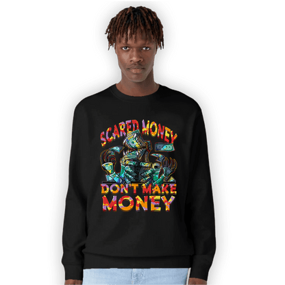 Mid GS Six Championships 1s Sweatshirt Match Scared Moneyy - NastyJamz