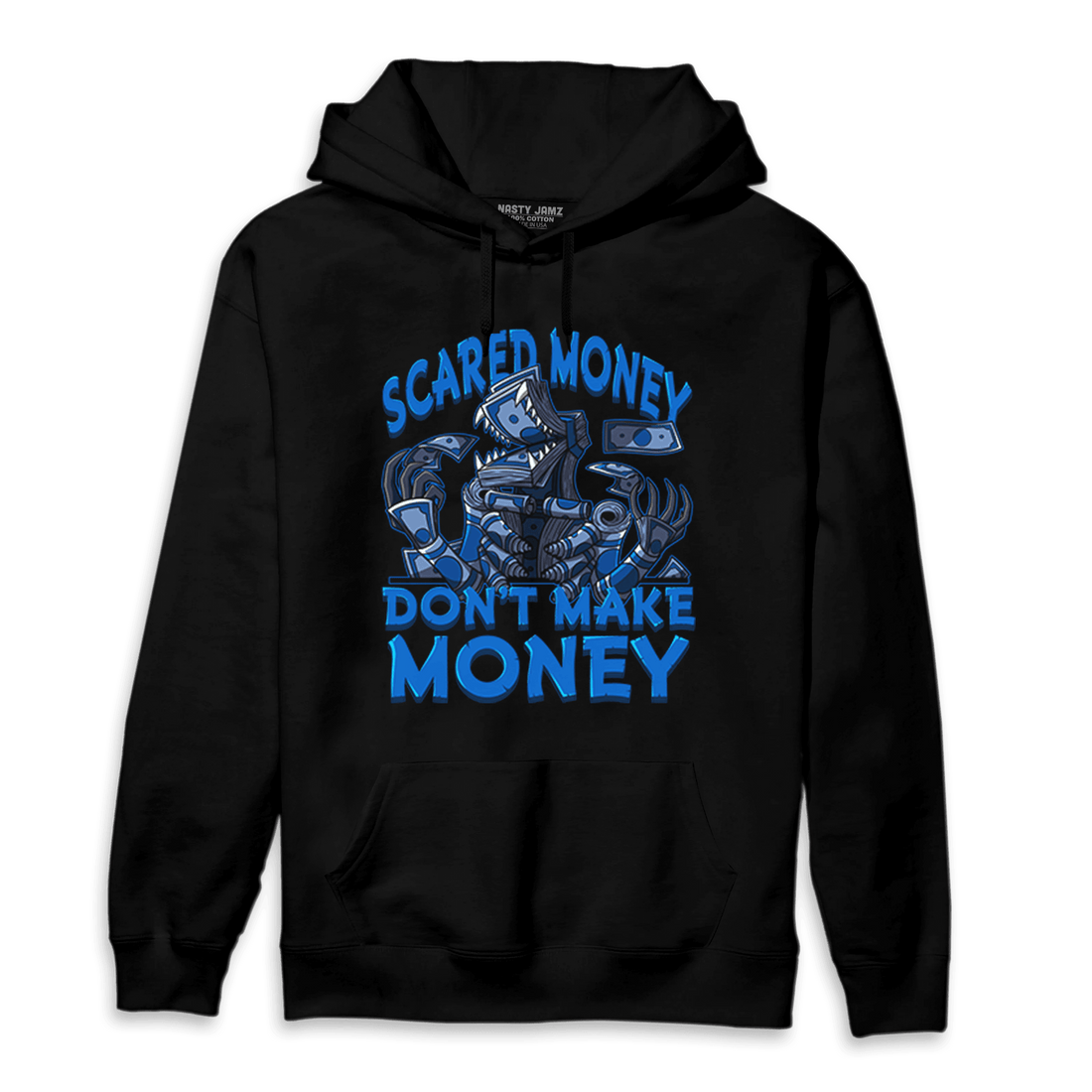 Royal Reimagined 1s Hoodie Match Scared Moneyy - NastyJamz