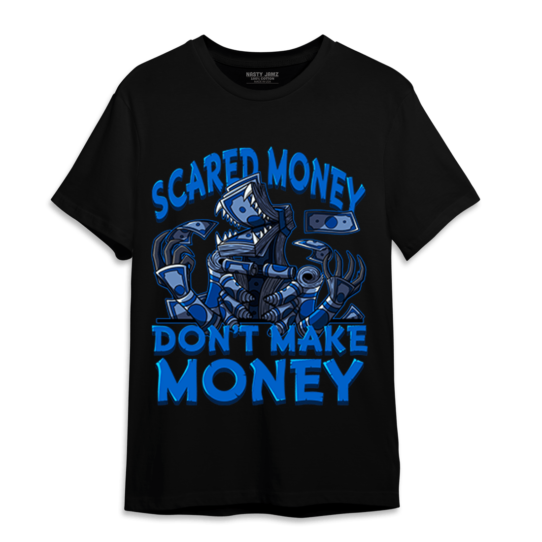 Royal Reimagined 1s T Shirt Match Scared Moneyy - NastyJamz