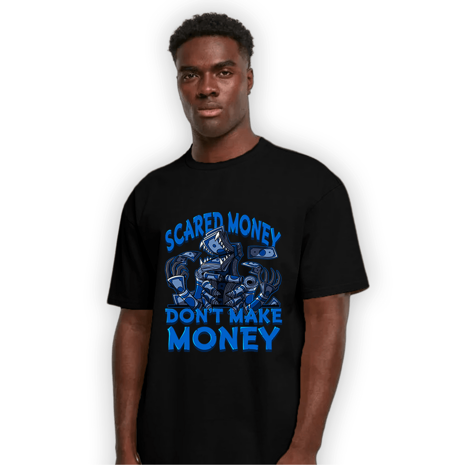 Royal Reimagined 1s T Shirt Match Scared Moneyy - NastyJamz