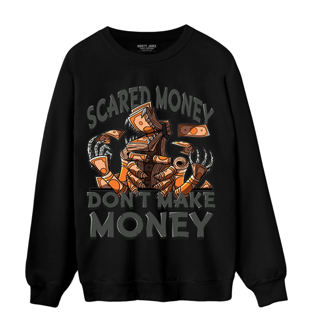Fear Pack 3s Sweatshirt Match Scared Moneyy - NastyJamz