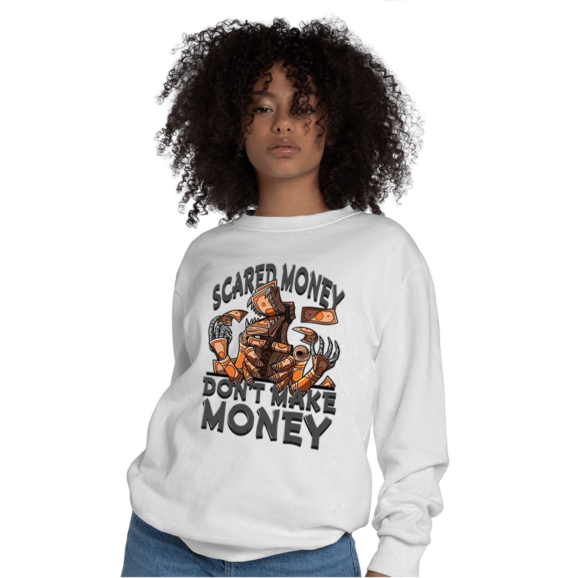 Fear Pack 3s Sweatshirt Match Scared Moneyy - NastyJamz