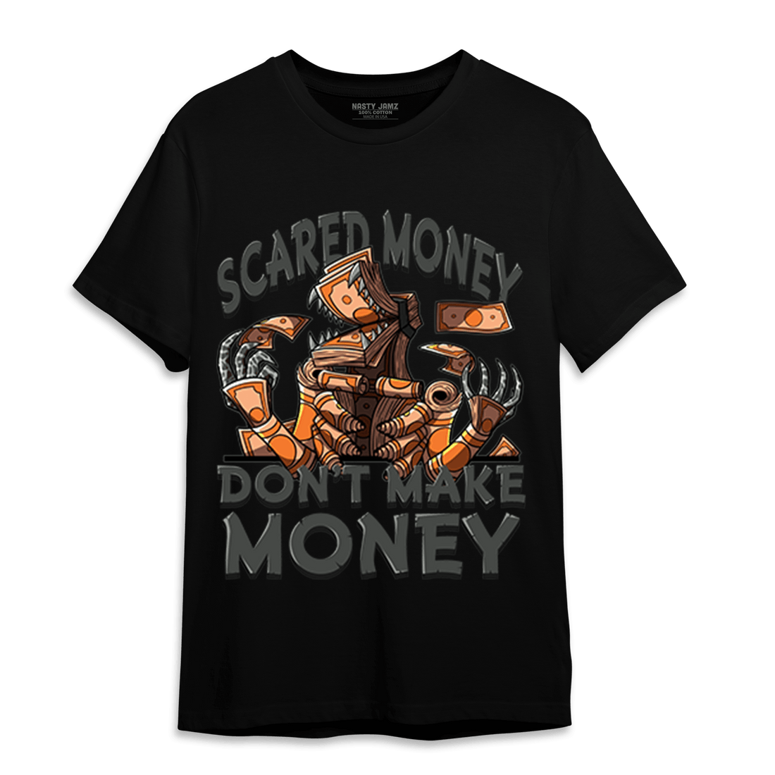 Fear Pack 3s T Shirt Match Scared Moneyy - NastyJamz