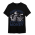 White Navy 3s T Shirt Match Scared Moneyy - NastyJamz