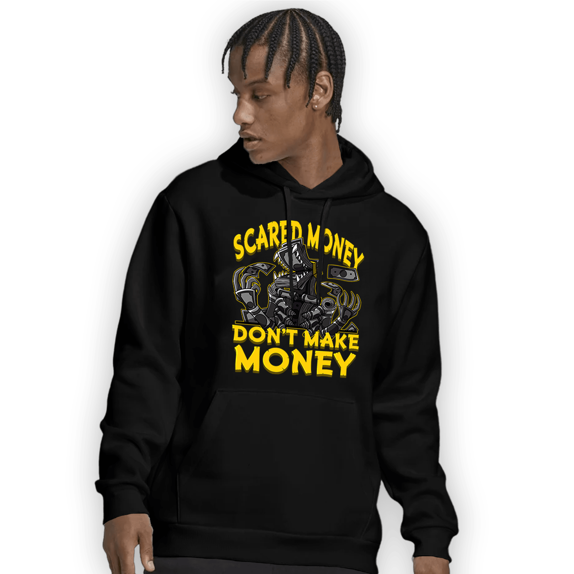 Thunder 4s Hoodie Match Scared Moneyy - NastyJamz
