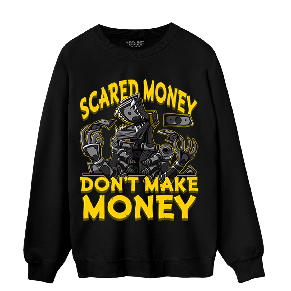 Thunder 4s Sweatshirt Match Scared Moneyy - NastyJamz