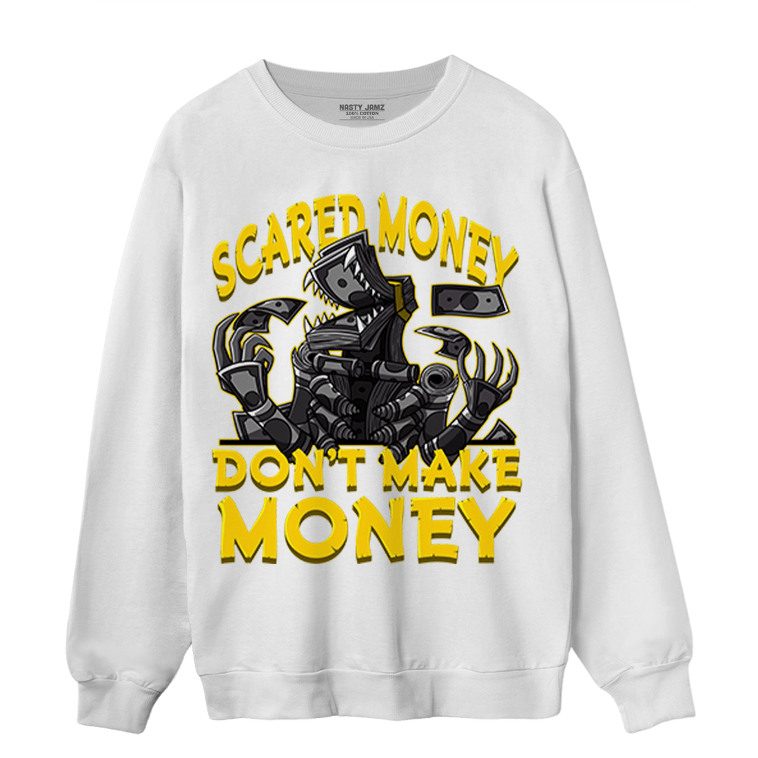 Thunder 4s Sweatshirt Match Scared Moneyy - NastyJamz
