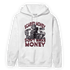 Burgundy 5s Hoodie Match Scared Moneyy - NastyJamz