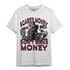Burgundy 5s T Shirt Match Scared Moneyy - NastyJamz