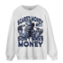 Midnight Navy 5s Sweatshirt Match Scared Moneyy - NastyJamz