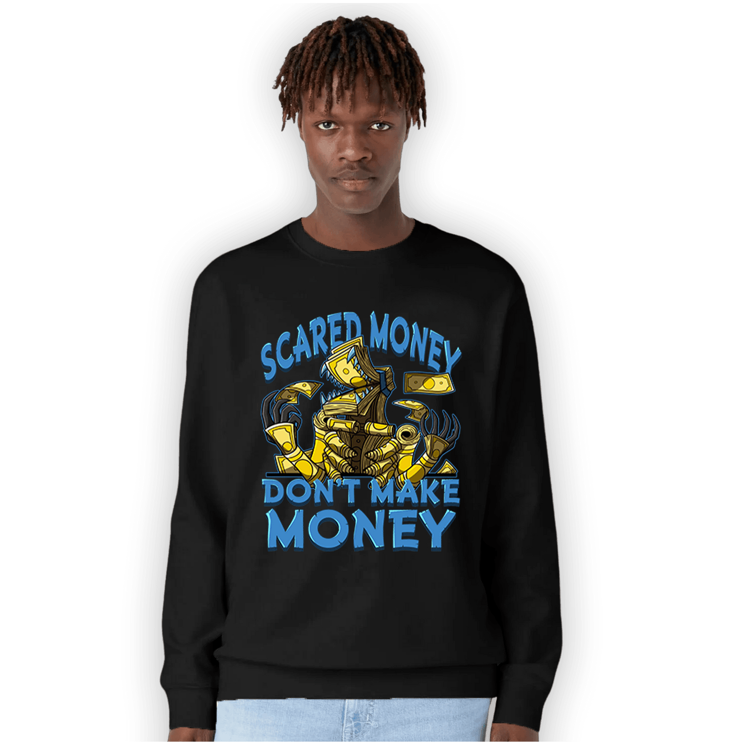 SB Dunk Bubbles Sweatshirt Match Scared Moneyy - NastyJamz