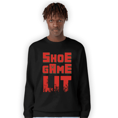 Dunk Low Mystic Red Sweatshirt Match Shoe Game Lit - NastyJamz