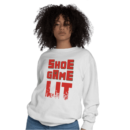 Dunk Low Mystic Red Sweatshirt Match Shoe Game Lit - NastyJamz