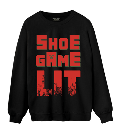 Dunk Low Mystic Red Sweatshirt Match Shoe Game Lit - NastyJamz