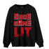 Cherry 11s Sweatshirt Match Shoe Game Lit - NastyJamz