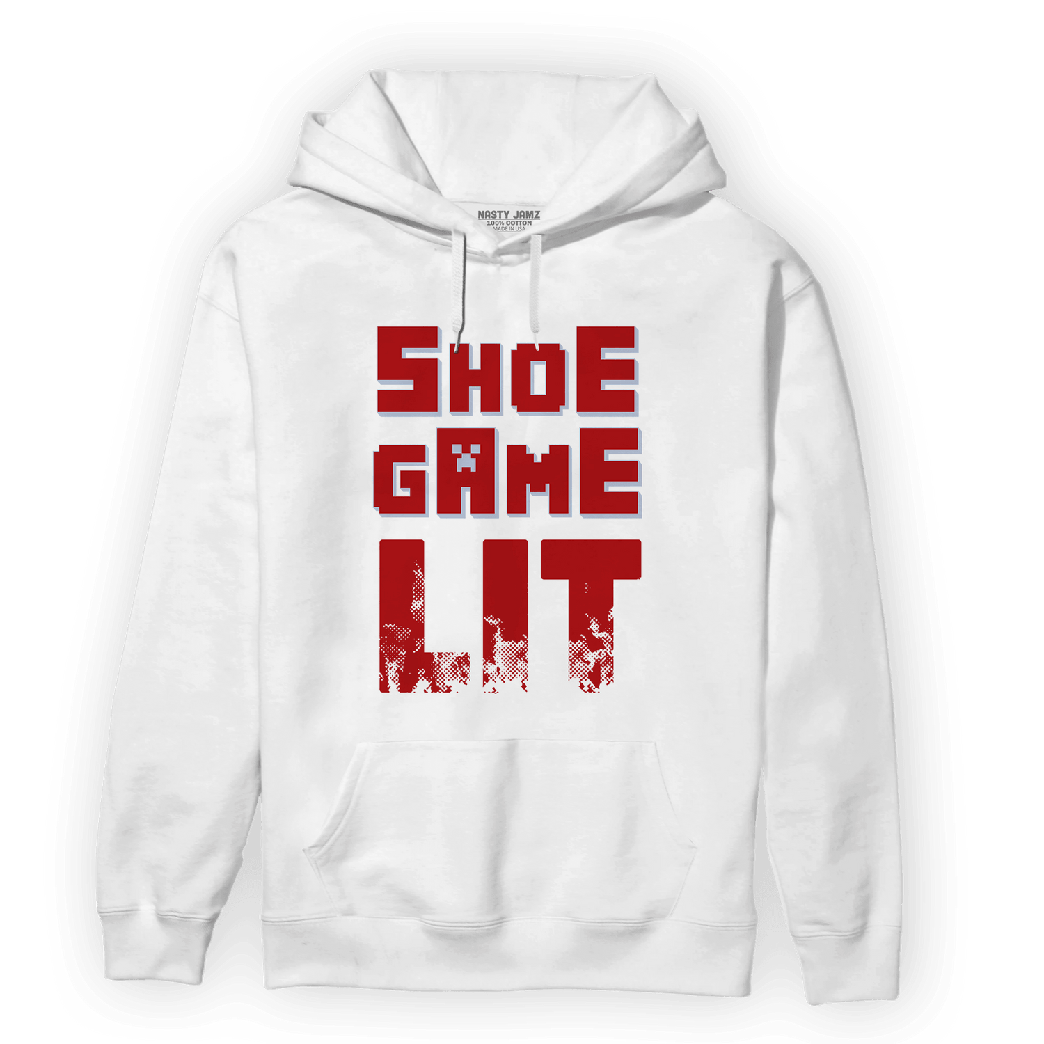 Cherry 11s Hoodie Match Shoe Game Lit - NastyJamz